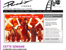Tablet Screenshot of cinemaparadiso.fr